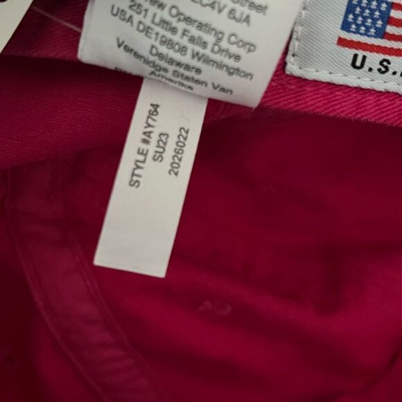 J.Crew NWT Made-in-the-USA garment-dyed twill baseball cap - Picture 9 of 10